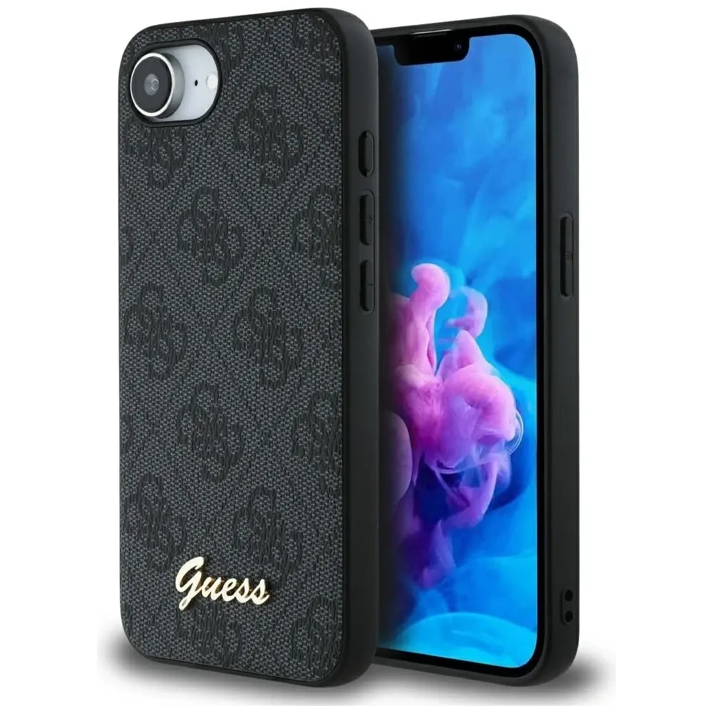 Wholesale Guess 4G Script Logo MagSafe Apple iPhone 16e black - GUE4456 - {ean13} - Hurt
