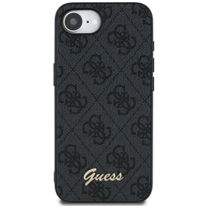 Etui Guess 4G Script Logo MagSafe do Apple iPhone 16e czarny