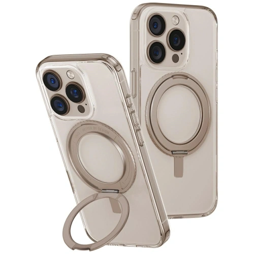 Etui UNIQ Swivix do Apple iPhone 16 Pro 360 Rotating Kickstand złoty