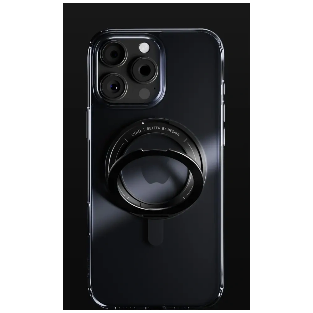Hurtownia GSM - UNIQ Swivix Apple iPhone 16 Pro Max 360 fokos forgatható talp fekete - UNIQ1500 - {ean13} - Hurt