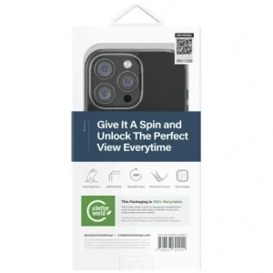 Wholesale UNIQ Swivix Apple iPhone 16 Pro Max 360 Rotating Kickstand black - UNIQ1500 - {ean13} - Hurt