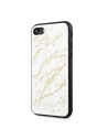 Hurtownia GSM - Etui Guess GUHCI8MGGWH Apple iPhone SE 2022/SE 2020/8/7 bílý/white tvrdý kryt Glitter Marble Glass - GUE504WHT - {ean13} - Hurt