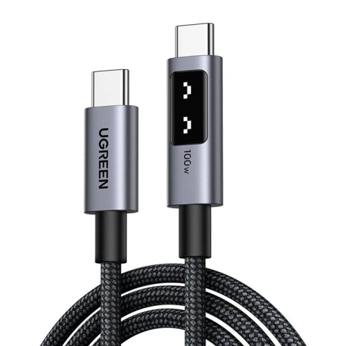 Kabel UGREEN Uno L509 USB-C / USB-C 100W 1m (czarny)