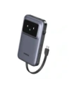 UGREEN Uno PB511 Powerbank 10000mAh 30W + integrovaný USB-C kabel (šedý)