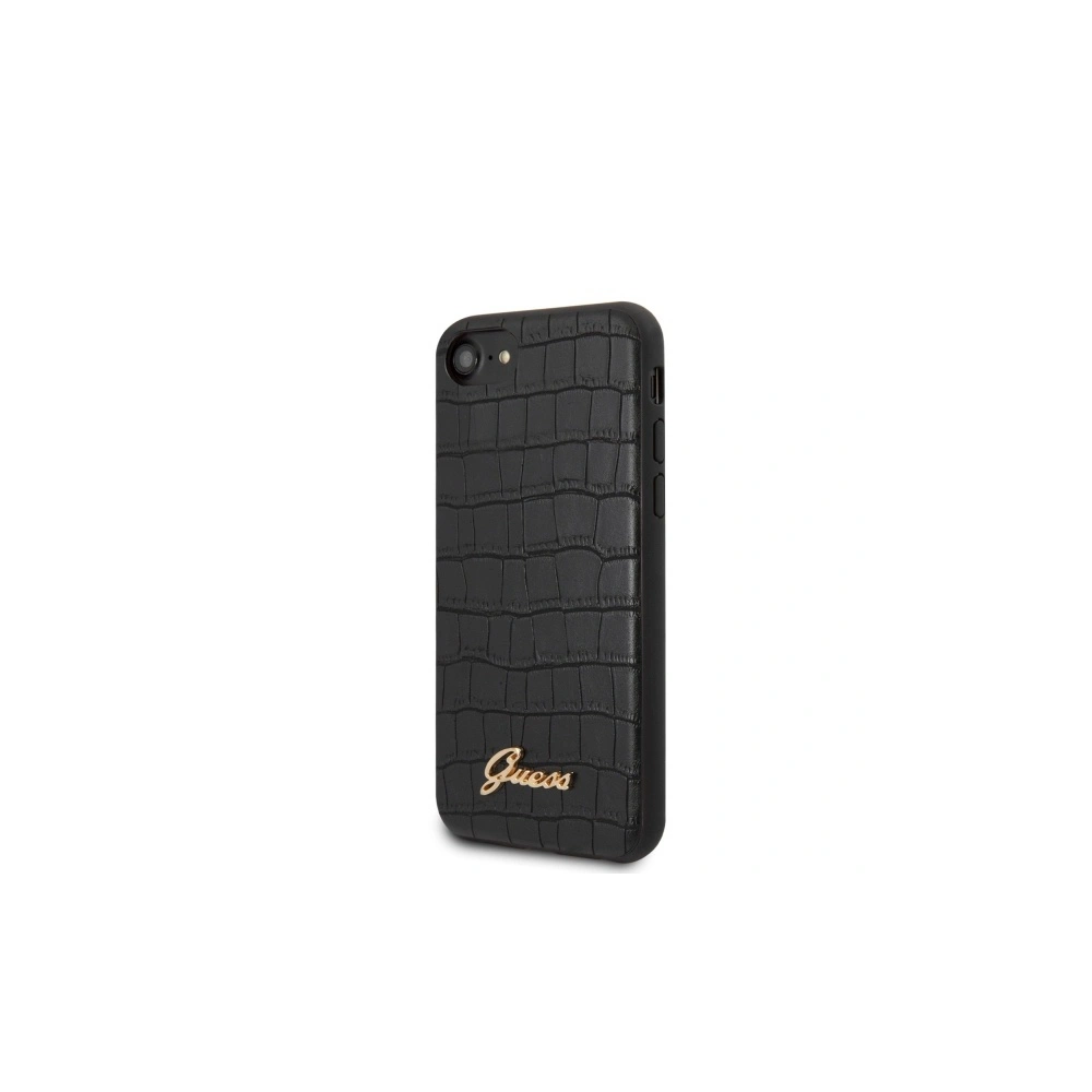 Hurtownia GSM - Etui Guess GUHCI8PCUMLCRBK Apple iPhone SE 2022/SE 2020/8/7 černý/black Croco Collection - GUE505BLK - {ean13} - Hurt