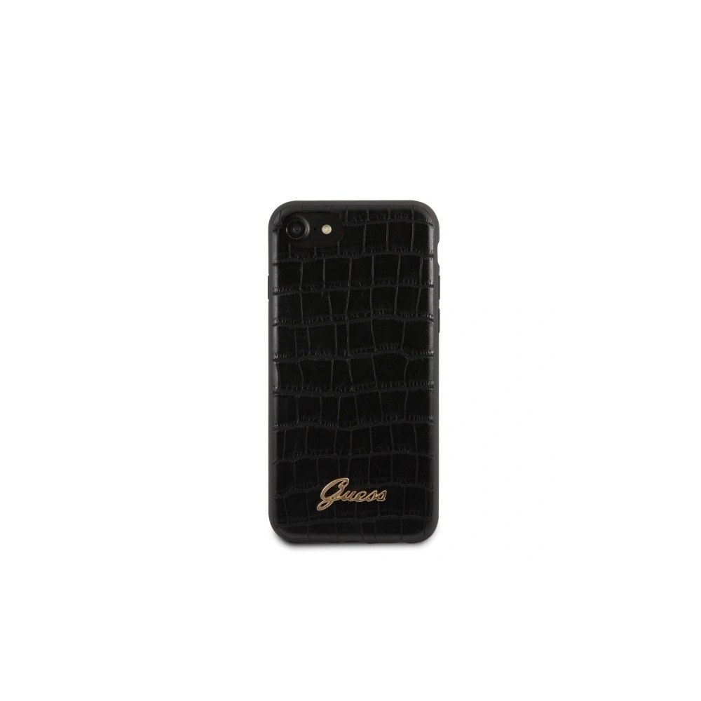 Hurtownia GSM - Etui Guess GUHCI8PCUMLCRBK Apple iPhone SE 2022/SE 2020/8/7 černý/black Croco Collection - GUE505BLK - {ean13} - Hurt