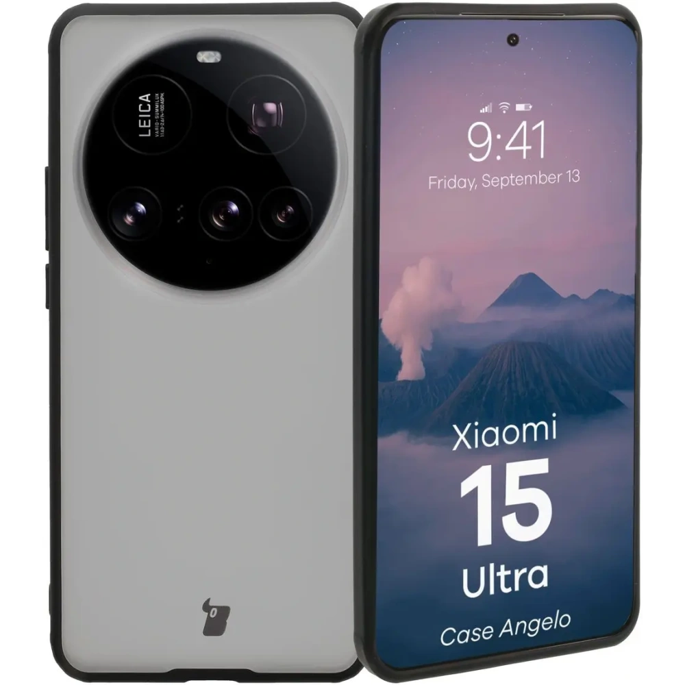 Wholesale Bizon Case Angelo Xiaomi 15 Ultra smoky with a black frame - BIZ8794 - {ean13} - Hurt