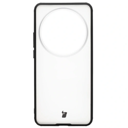 Etui Bizon Case Angelo do Xiaomi 15 Ultra przydymione z czarną ramką