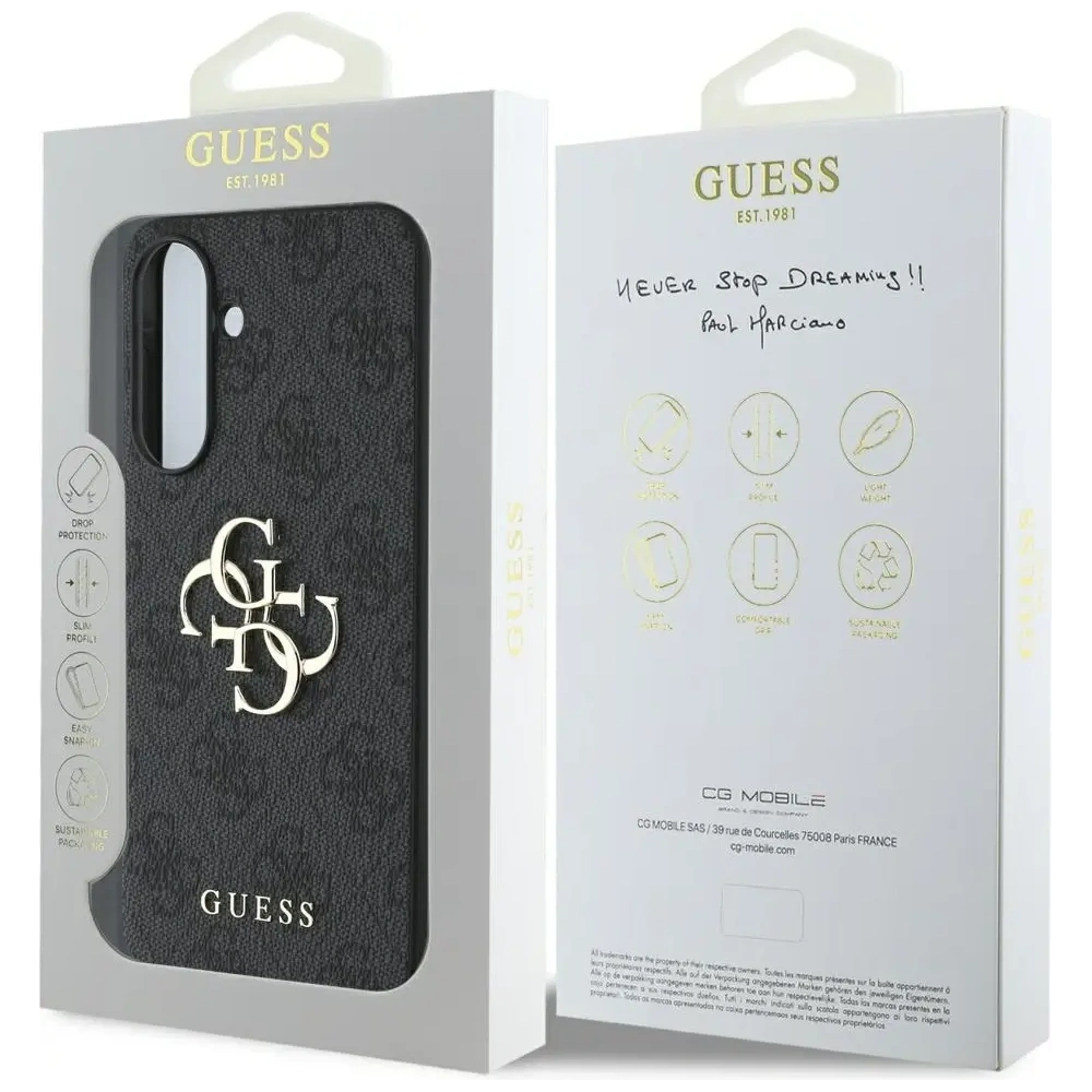 Wholesale Guess Big 4G Logo Classic Logo Samsung Galaxy A56 black - GUE4463 - {ean13} - Hurt