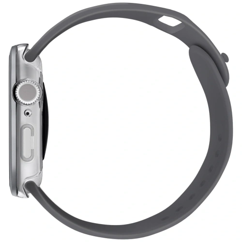 Etui UNIQ Voute do Apple Watch Series 10 42mm z szybką srebrny