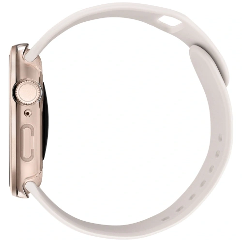 Etui UNIQ Voute do Apple Watch Series 10 46mm z szybką różowo-złoty