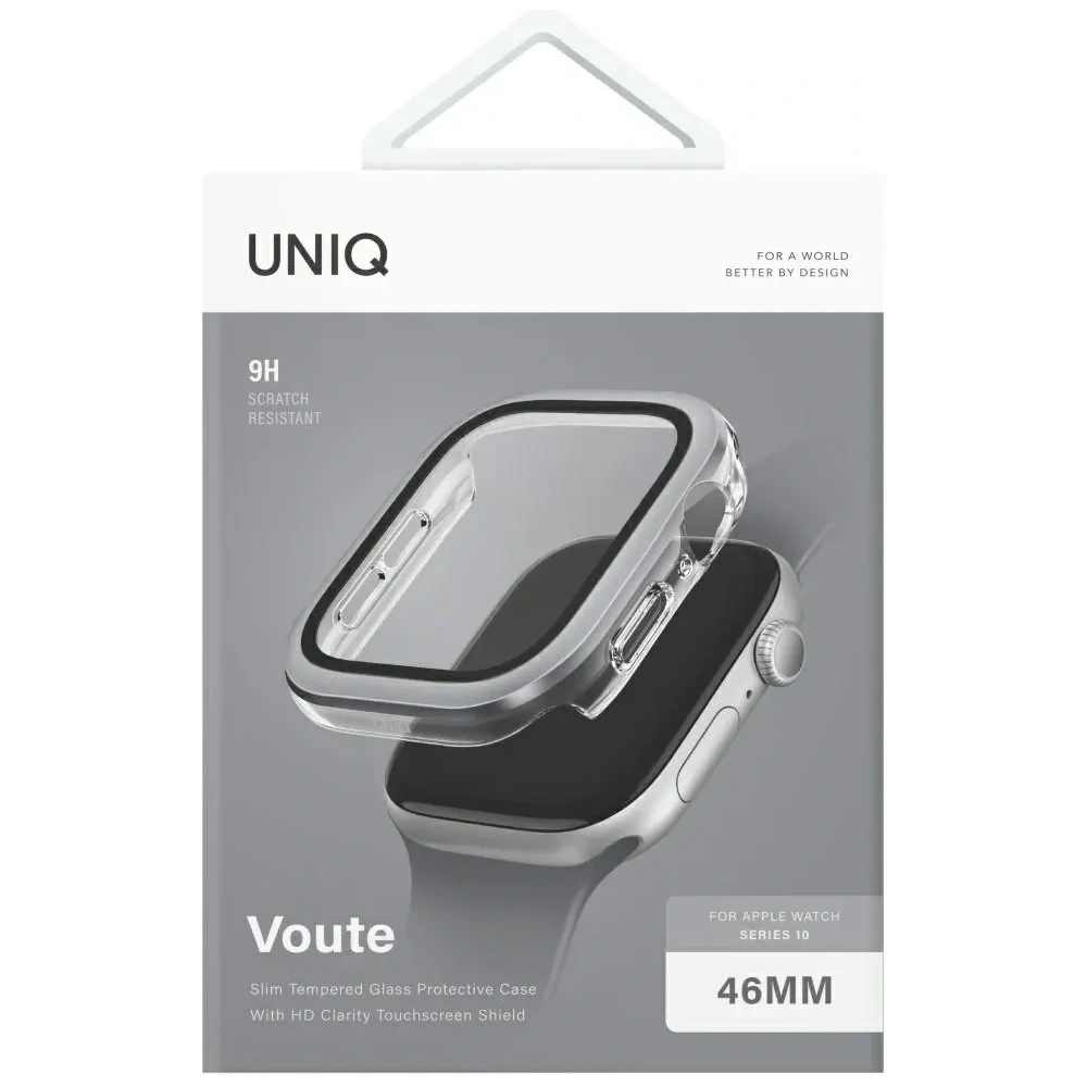 Hurtownia GSM - UNIQ Voute Apple Watch Series 10 46mm se skleněným stříbrem - UNIQ1506 - {ean13} - Hurt