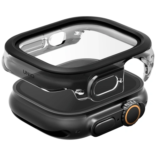 Etui UNIQ Voute do Apple Watch Ultra 49mm z szybką czarny