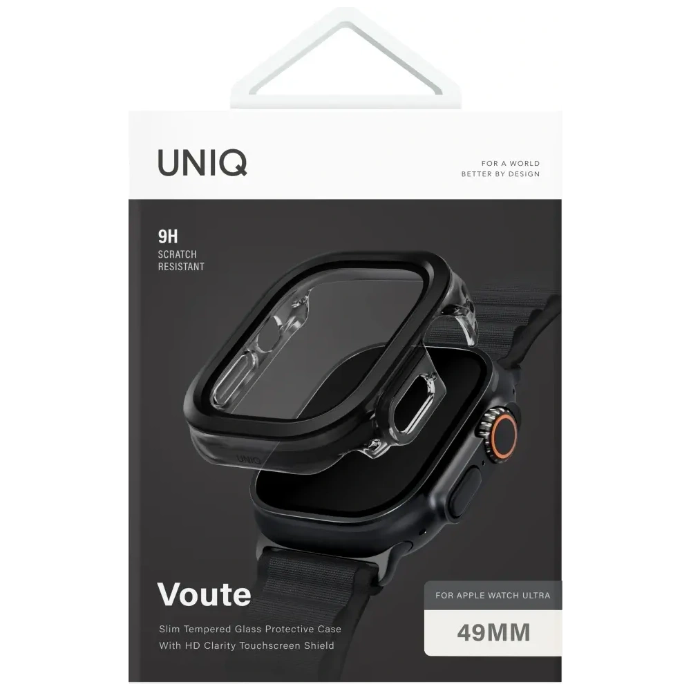 Hurtownia GSM - UNIQ Voute Apple Watch Ultra 49mm fekete üveggel - UNIQ1507 - {ean13} - Hurt