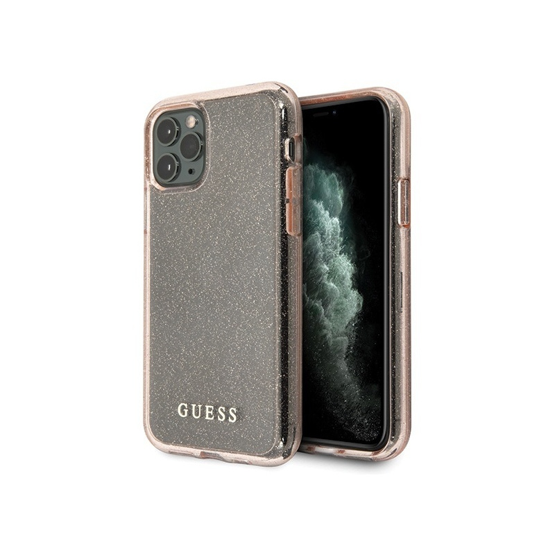 Hurtownia Guess - 3700740476048 - GUE508PNK - Etui Guess GUHCN58PCGLPI Apple iPhone 11 Pro różowy/pink hard case Glitter - B2B homescreen