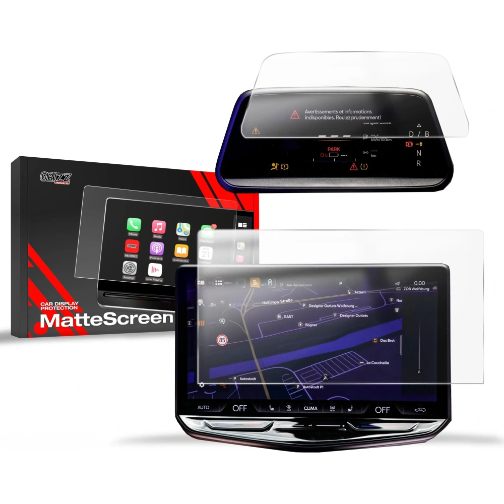 Hurtownia GSM - Matte GrizzGlass CarDisplay Védő Cupra Tavascan 15" (2025) [2in1] - GRZ13054 - {ean13} - Hurt