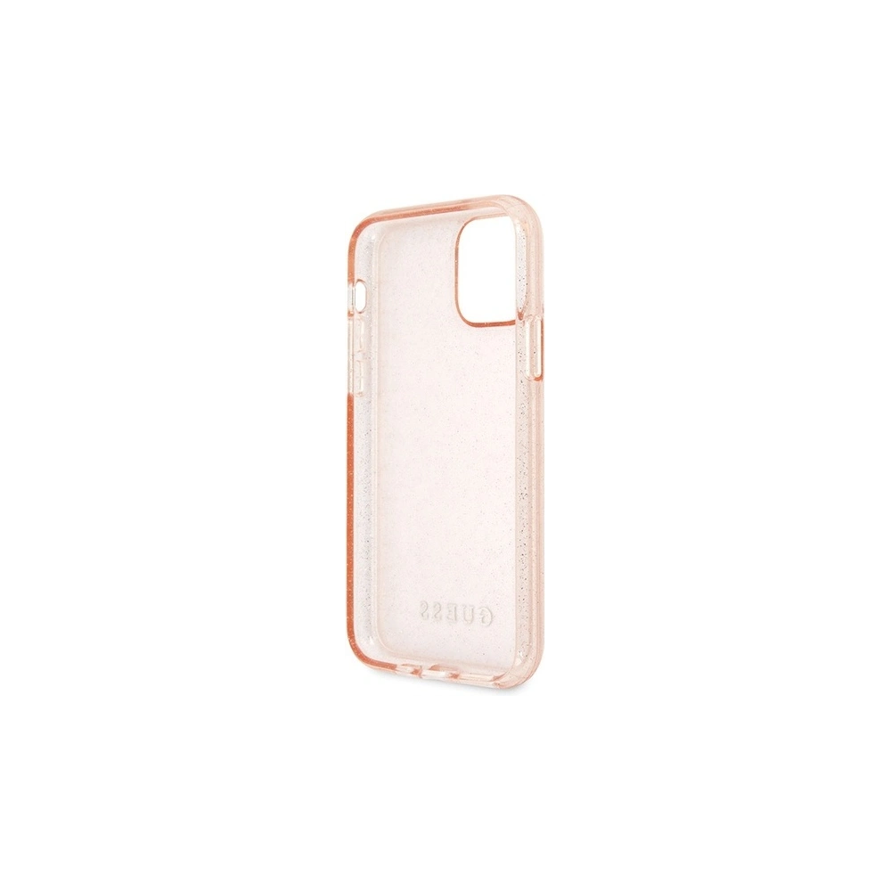 Hurtownia GSM - Etui Guess GUHCN58PCGLPI Apple iPhone 11 Pro růžový/pink tvrdý obal Glitter - GUE508PNK - {ean13} - Hurt