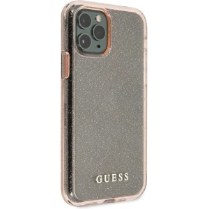 Hurtownia GSM - Etui Guess GUHCN58PCGLPI Apple iPhone 11 Pro růžový/pink tvrdý obal Glitter - GUE508PNK - {ean13} - Hurt