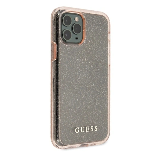 Etui Guess GUHCN58PCGLPI Apple iPhone 11 Pro różowy/pink hard case Glitter