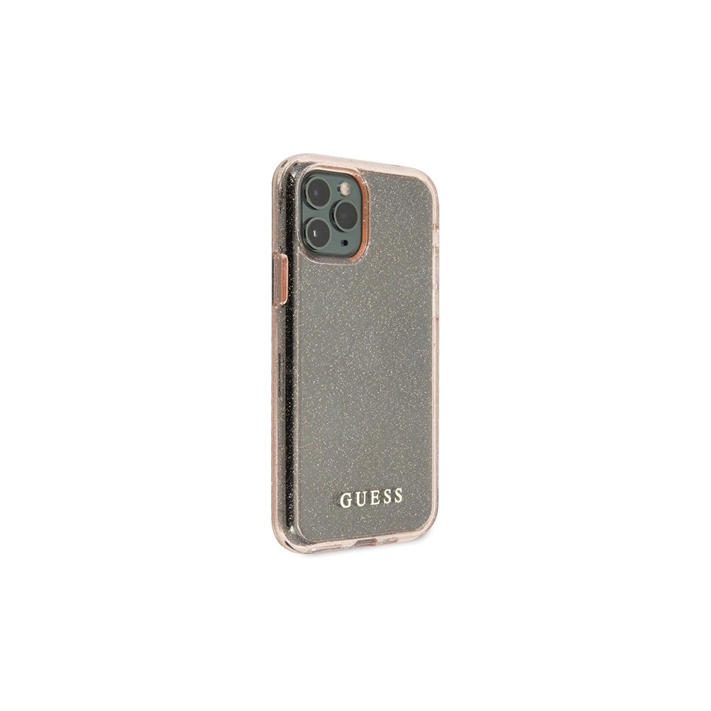 Hurtownia GSM - Etui Guess GUHCN58PCGLPI Apple iPhone 11 Pro růžový/pink tvrdý obal Glitter - GUE508PNK - {ean13} - Hurt