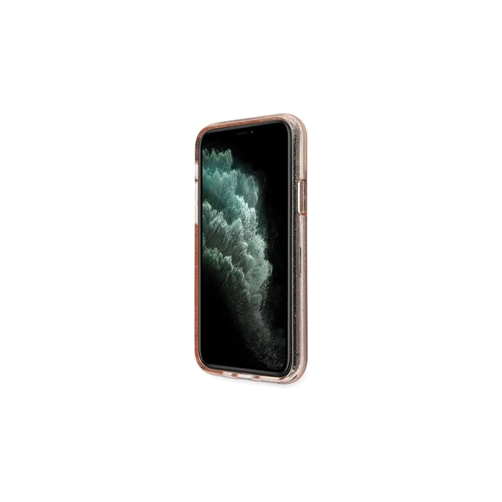 Hurtownia GSM - Etui Guess GUHCN58PCGLPI Apple iPhone 11 Pro růžový/pink tvrdý obal Glitter - GUE508PNK - {ean13} - Hurt