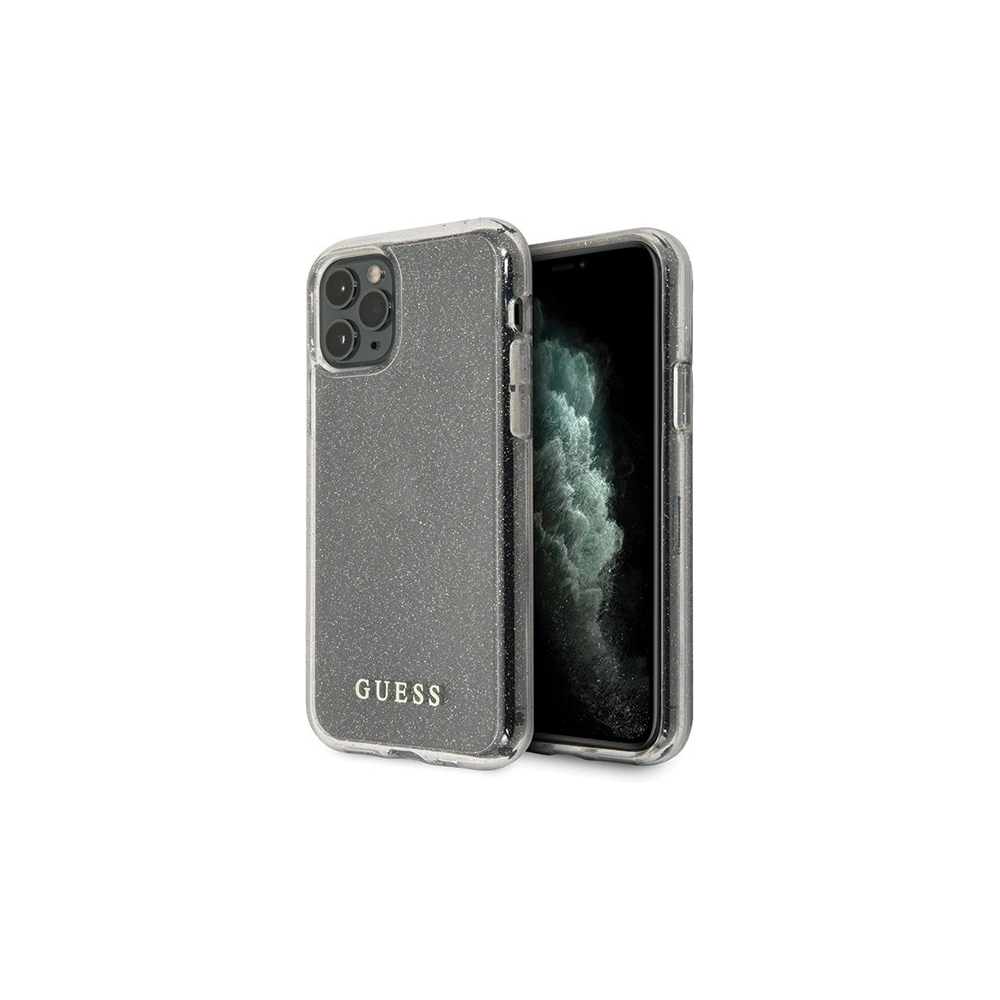 Hurtownia GSM - Etui Guess GUHCN58PCGLSI Apple iPhone 11 Pro srebrny/silver hard case Glitter - GUE509SLV - {ean13} - Hurt