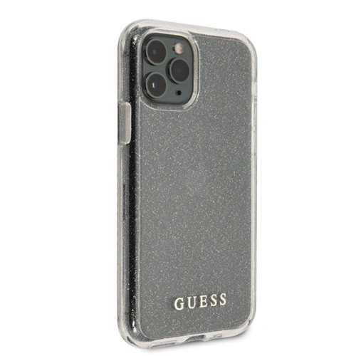 Etui Guess GUHCN58PCGLSI Apple iPhone 11 Pro srebrny/silver hard case Glitter