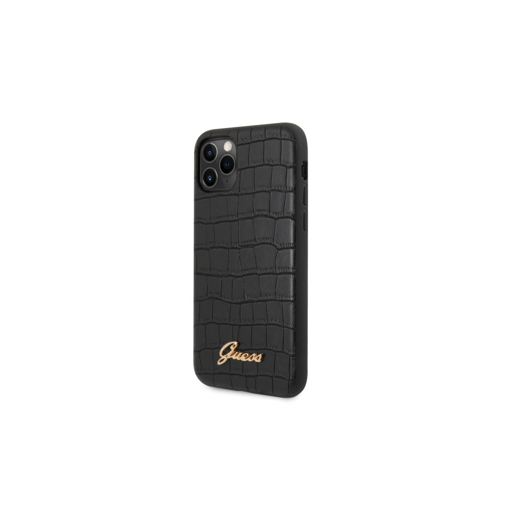 Wholesale Guess GUHCN58PCUMLCRBK Apple iPhone 11 Pro black Croco Collection - GUE510BLK - {ean13} - Hurt