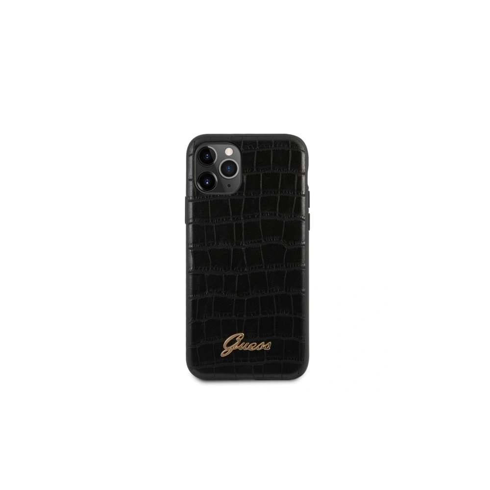 Hurtownia GSM - Etui Guess GUHCN58PCUMLCRBK Apple iPhone 11 Pro černý/black Croco Collection - GUE510BLK - {ean13} - Hurt