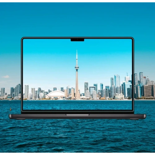 Szkło hybrydowe GrizzGlass HybridGlass Easy do Apple MacBook Pro 16" 2021-2024 (M1/M2/M3/M4)