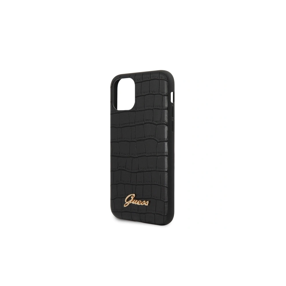 Hurtownia GSM - Etui Guess GUHCN58PCUMLCRBK Apple iPhone 11 Pro černý/black Croco Collection - GUE510BLK - {ean13} - Hurt