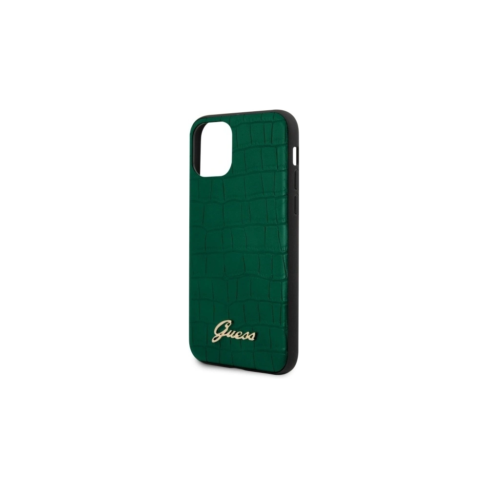 Hurtownia GSM - Etui Guess GUHCN58PCUMLCRDG Apple iPhone 11 Pro verde/dark green Croco Collection - GUE511GRN - {ean13} - Hurt