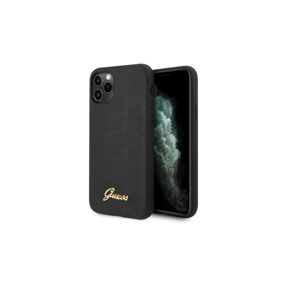 Hurtownia GSM - Etui Guess GUHCN58PCUMLLIBK Apple iPhone 11 Pro negru/black Lizard Collection - GUE512BLK - {ean13} - Hurt