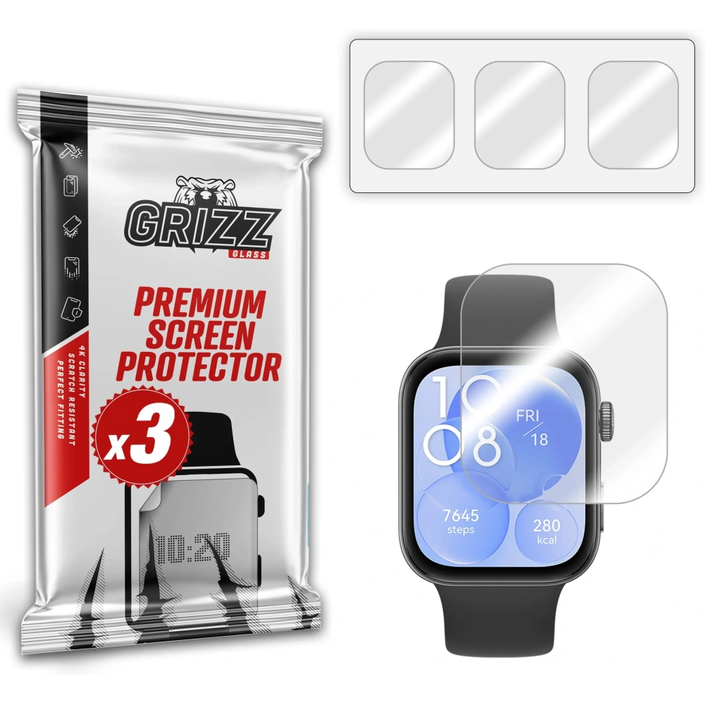 GrizzGlass Hydrofilm Huawei Uhr Fit 3