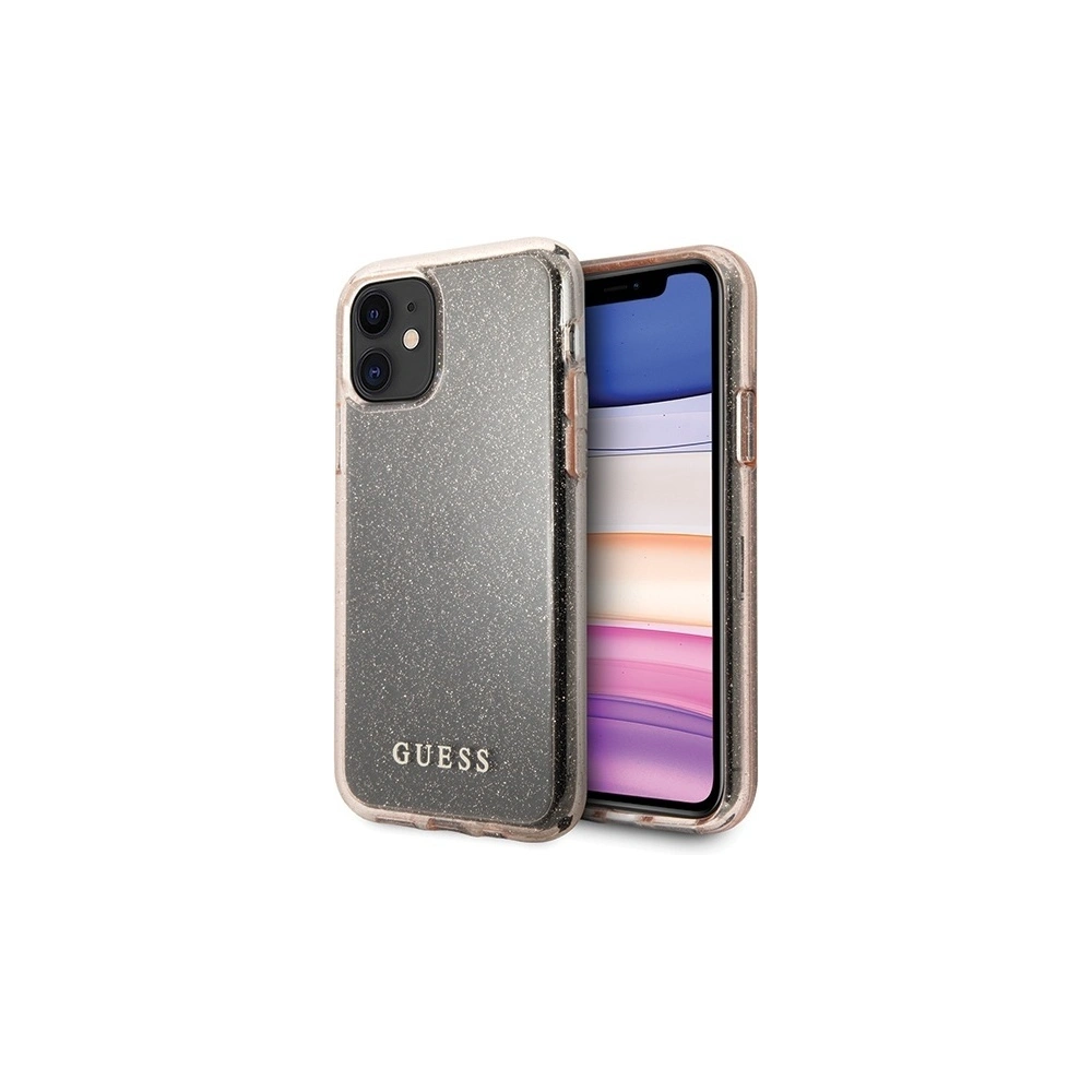 Hurtownia GSM - Case Guess GUHCN61PCGLPI Apple iPhone 11 rosa/pink Hartschale Glitter - GUE513PNK - {ean13} - Hurt