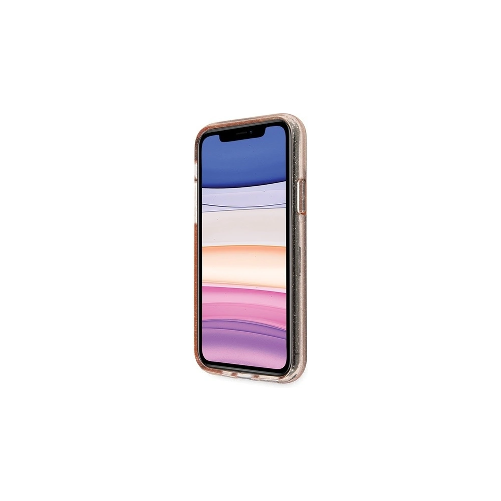 Hurtownia GSM - Case Guess GUHCN61PCGLPI Apple iPhone 11 rosa/pink Hartschale Glitter - GUE513PNK - {ean13} - Hurt