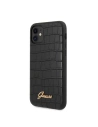 Hurtownia GSM - Etui Guess GUHCN61PCUMLCRBK Apple iPhone 11 czarny/black Croco Collection - GUE515BLK - {ean13} - Hurt