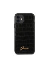 Hurtownia GSM - Etui Guess GUHCN61PCUMLCRBK Apple iPhone 11 czarny/black Croco Collection - GUE515BLK - {ean13} - Hurt