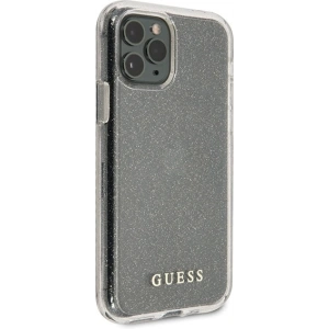 Hurtownia GSM - Case Guess GUHCN65PCGLSI Apple iPhone 11 Pro Max silber/hard case Glitter - GUE519SLV - {ean13} - Hurt