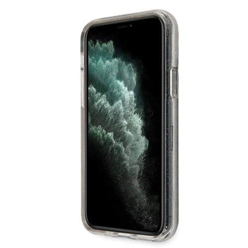 Etui Guess GUHCN65PCGLSI Apple iPhone 11 Pro Max srebrny/silver hard case Glitter