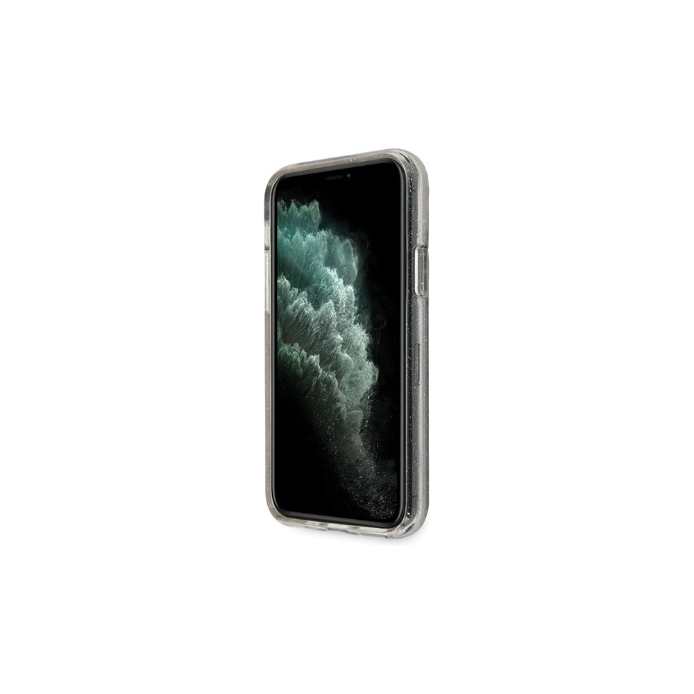 Hurtownia GSM - Etui Guess GUHCN65PCGLSI Apple iPhone 11 Pro Max stříbrný/silver tvrdý kryt Glitter - GUE519SLV - {ean13} - Hurt