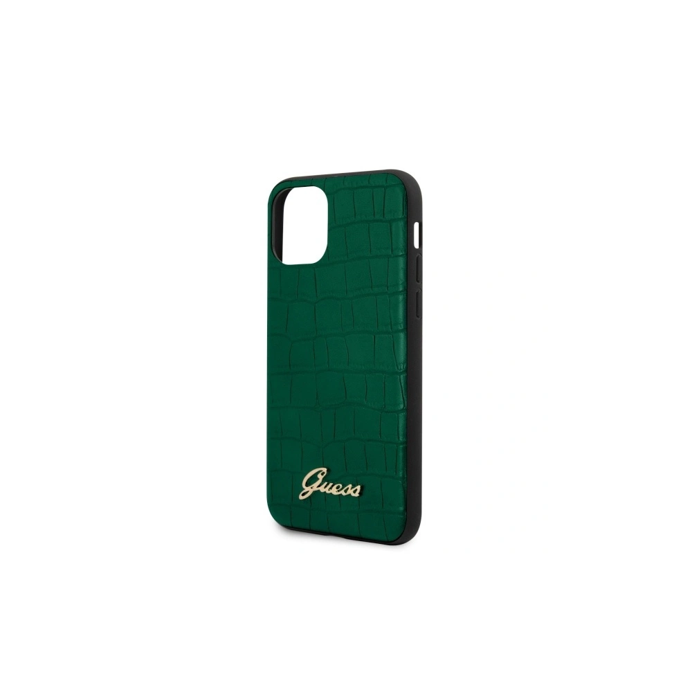 Hurtownia GSM - Case Guess GUHCN65PCUMLCRDG Apple iPhone 11 Pro Max grün/dunkelgrün Croco Collection - GUE521GRN - {ean13} - Hurt