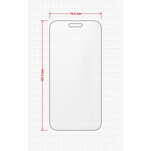 Folia matowa GrizzGlass MatteScreen Easy do Apple iPhone 15 Plus [2 PACK]