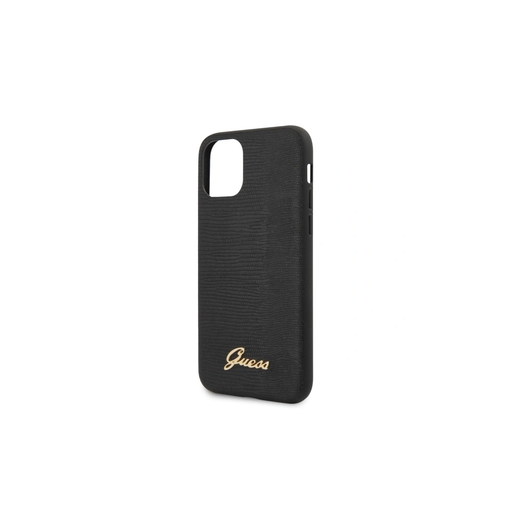 Hurtownia GSM - Case Guess GUHCN65PCUMLLIBK Apple iPhone 11 Pro Max schwarz/black Lizard Collection - GUE522BLK - {ean13} - Hurt