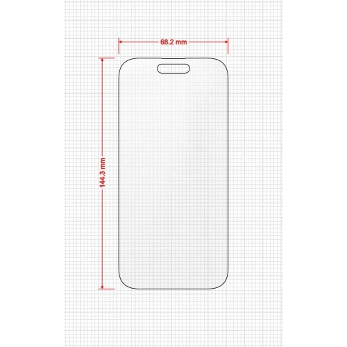 Folia matowa GrizzGlass MatteScreen Easy do Apple iPhone 14 Pro [2 PACK]