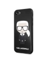 Hurtownia GSM - Etui Karl Lagerfeld KLHCI8DLFKBK Apple iPhone SE 2022/SE 2020/8/7 černý/black hard case Iconic Karl Glitter - KLD280BLK - {ean13} - Hurt