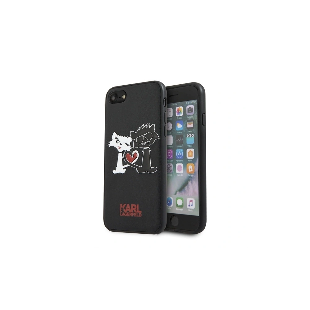 Hurtownia GSM - Etui Karl Lagerfeld KLHCP7CL1BK Apple iPhone SE 2022/SE 2020/8/7 hardcase černý/black Choupette in love - KLD282BLK - {ean13} - Hurt