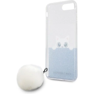 Hurtownia GSM - Etui Karl Lagerfeld KLHCP7LTRGPABBL Apple iPhone 8/7 Plus hardcase transparent/blue K-Peek a Boo - KLD284CLBLU - {ean13} - Hurt
