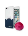 Case Karl Lagerfeld KLHCP7LTRGPABPI Apple iPhone 8/7 Plus Hardcase transparent/pink K-Peek a Boo