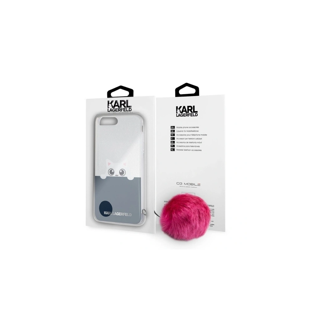 Karl Lagerfeld KLHCP7LTRGPABPI Apple iPhone 8/7 Plus hardcase pink K-Peek a Boo